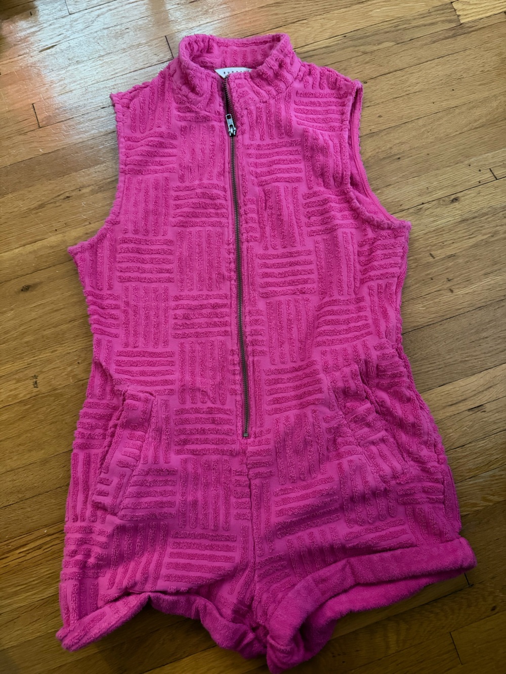 Rusty Australia Terry Cloth Sleeveless Romper.